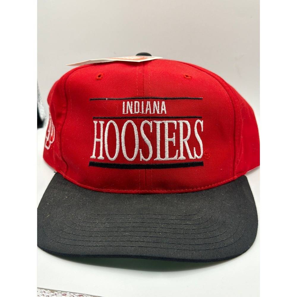 NWT Vintage 90's Indiana IU Hoosiers NCAA Cap Snapback Annco Hat